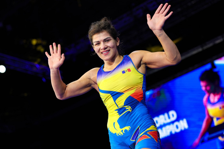 Ringen, WM in Belgrad Senior Wrestling World Championships 2022 59kg WW - Anastasia NICHITA (MDA) Belgrad Stark Arena Se