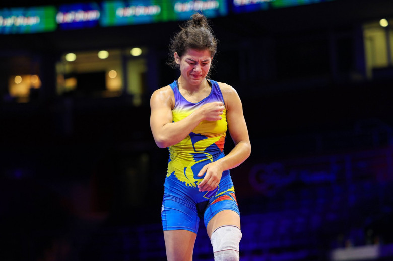 Ringen, WM in Belgrad Senior Wrestling World Championships 2022 59kg WW - Anastasia NICHITA (MDA) Belgrad Stark Arena Se