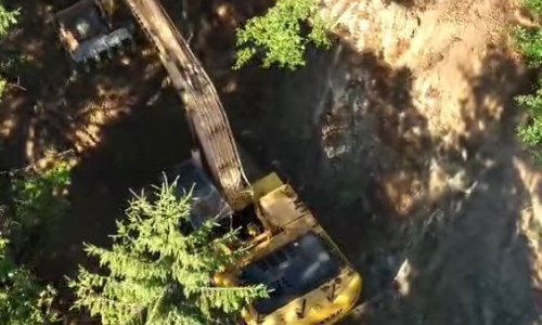Imagini din dronă de pe Valea Oltului