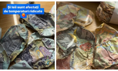 bani arși în sobă