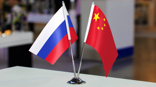 Flags,Of,Russia,And,China,Together,At,Some,Event,Or