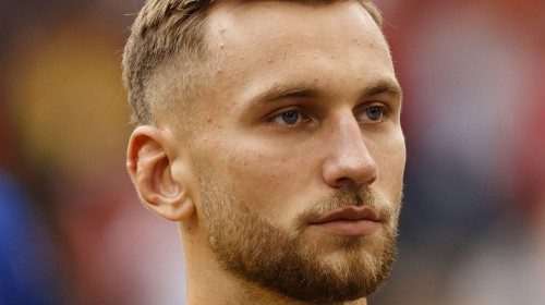 MUNICH - Denis Dragus of Romania during the UEFA EURO 2024 round of 16 match between Romania and the Netherlands at the Munich Football Arena on July 2, 2024 in Munich, Germany. ANP MAURICE VAN STEEN