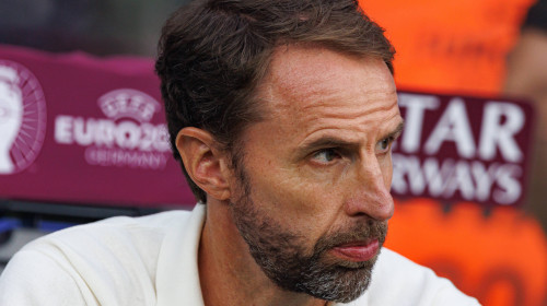 Gareth Southgate seen during UEFA EURO, EM, Europameisterschaft,Fussball 2024 final game between national teams of Spain