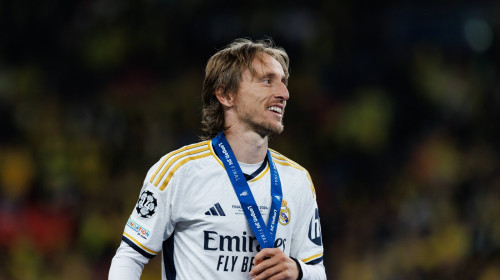 Luka Modric during Champions League 2024 final game between Borussia Dortmund and Real Madrid () London W