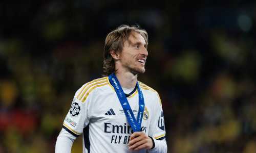 Luka Modric during Champions League 2024 final game between Borussia Dortmund and Real Madrid () London W