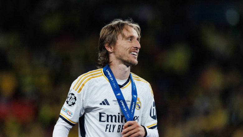 Luka Modric during Champions League 2024 final game between Borussia Dortmund and Real Madrid () London W