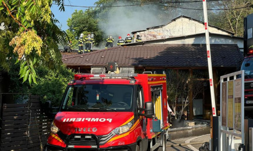 Incendiu puternic la un restaurant din sectorul 1 al Capitalei/ Foto: News.ro