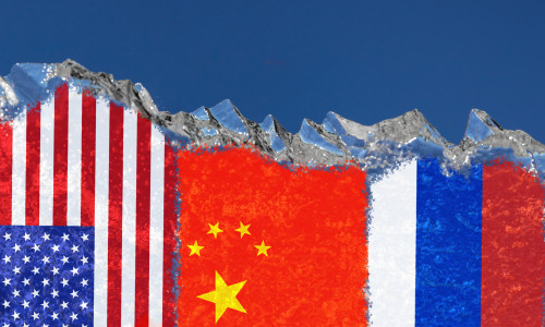 The,Flags,Of,The,Russia,,United,States,,China,And,Are
