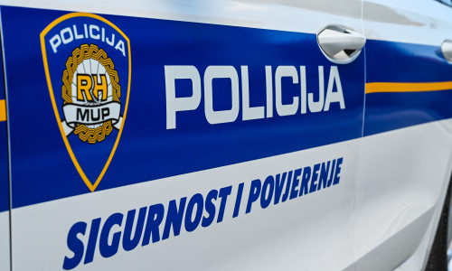 Croatian,Police,Forces,Car.,Emblem,And,Name,Of,Croatian,Police.