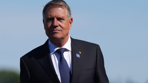 President of Romania Klaus Iohannis arrives to attend the European Political Community summit at Blenheim Palace in Woodstock, Oxfordshire. Picture date: Thursday July 18, 2024.