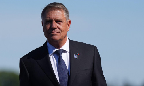 President of Romania Klaus Iohannis arrives to attend the European Political Community summit at Blenheim Palace in Woodstock, Oxfordshire. Picture date: Thursday July 18, 2024.