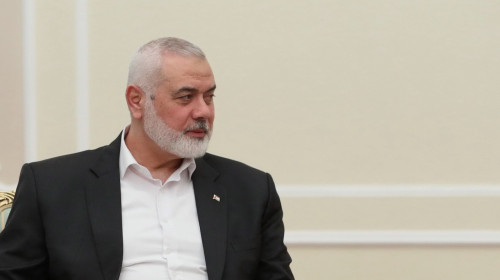 Leader of Palestinian Militant Group Hamas Ismail Haniyeh visits Tehran