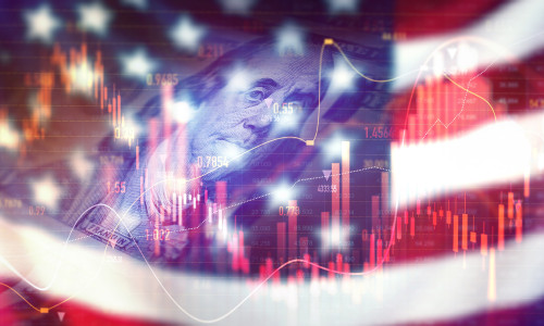 Crisis,In,Usa,,Rising,Inflation,,Devaluation,Of,Dollars,And,The