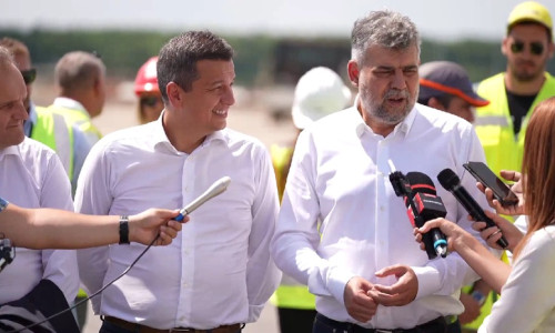 Marcel Ciolacu și Sorin Grindeanu/ Foto: News.ro