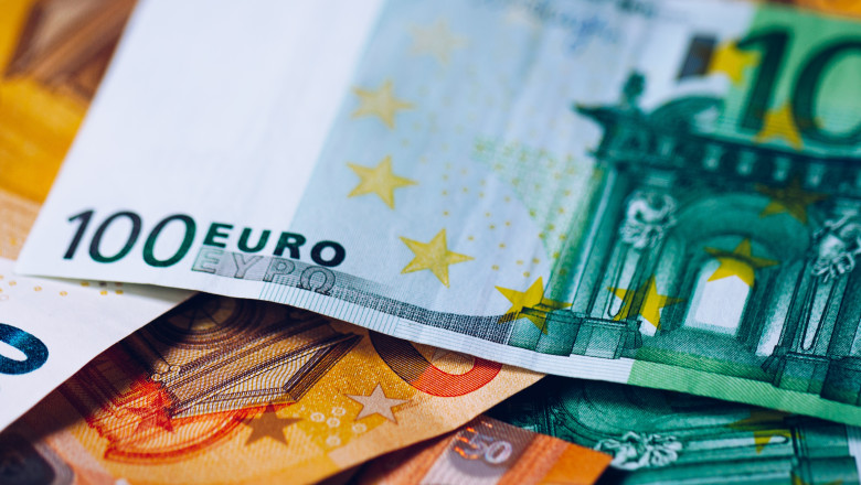 Euro,Money,,Euro,Cash,Background.,Banknotes,Of,The,European,Union.