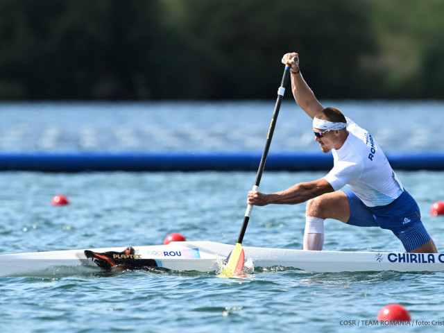 Cătălin Chirilă evoluează în Finala B, după ce a ratat calificarea în Finala A la canoe simplu 1.000 m, la JO 2024