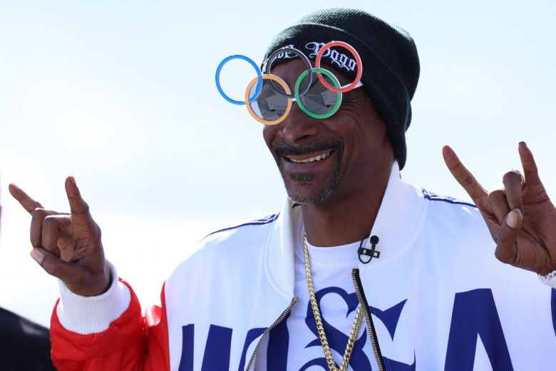 Paris 2024: Snoop Dogg Watches Skateboarding Final