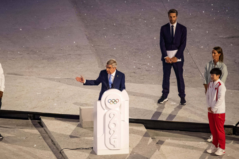 Thomas Bach - Ceremonie de Cloture - Closing Ceremony during the Olympic Games, Olympische Spiele, Olympia, OS Paris 202