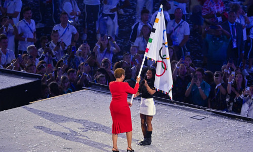 Paris 2024 - Olympic Flag Handover - 11 Aug 2024