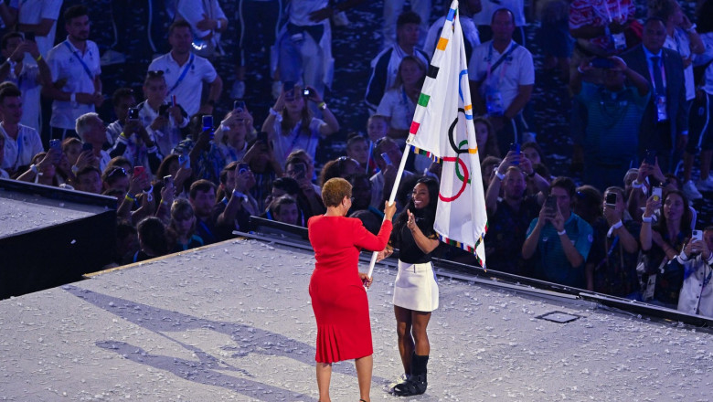 Paris 2024 - Olympic Flag Handover - 11 Aug 2024