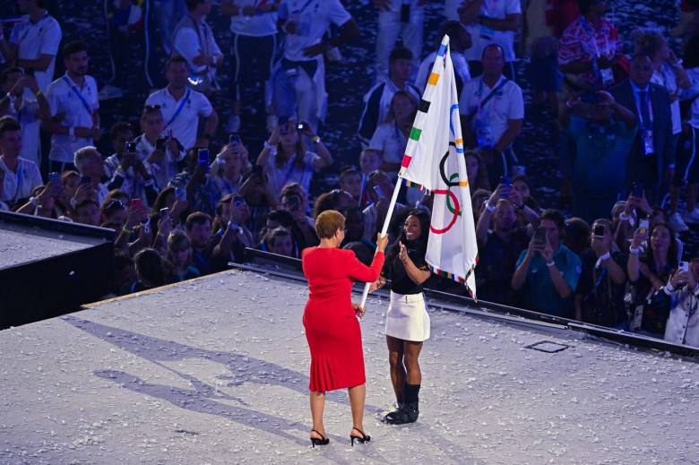 Paris 2024 - Olympic Flag Handover - 11 Aug 2024