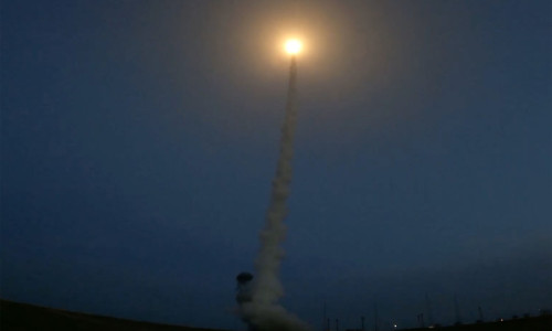 Intercontinental ballistic missile test Russia
