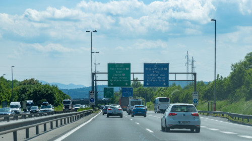 Autostrada de centură din Ljubljana. / foto Profimedia