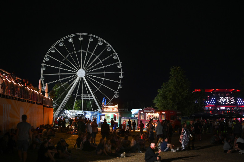 Highfield Festival - Fire Ferris wheel