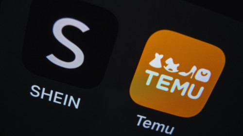 Shein and Temu Apps Icons, Asuncion, Paraguay - 20 Aug 2024