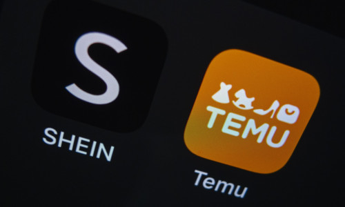 Shein and Temu Apps Icons, Asuncion, Paraguay - 20 Aug 2024