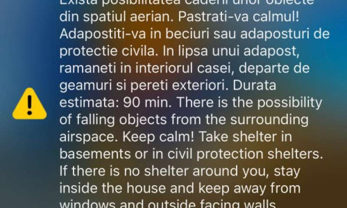 mesaje ro-alert in Tulcea Nu au fost înregistrate apeluri la 112