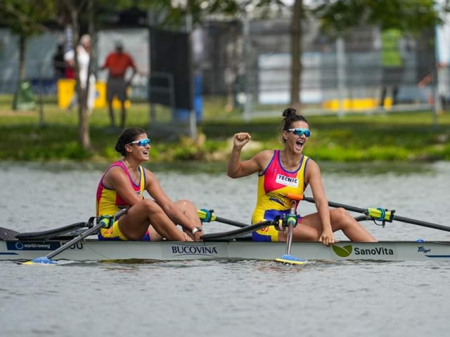 Medalie de aur pentru România la dublu vâsle feminin, la Mondialele Under-23