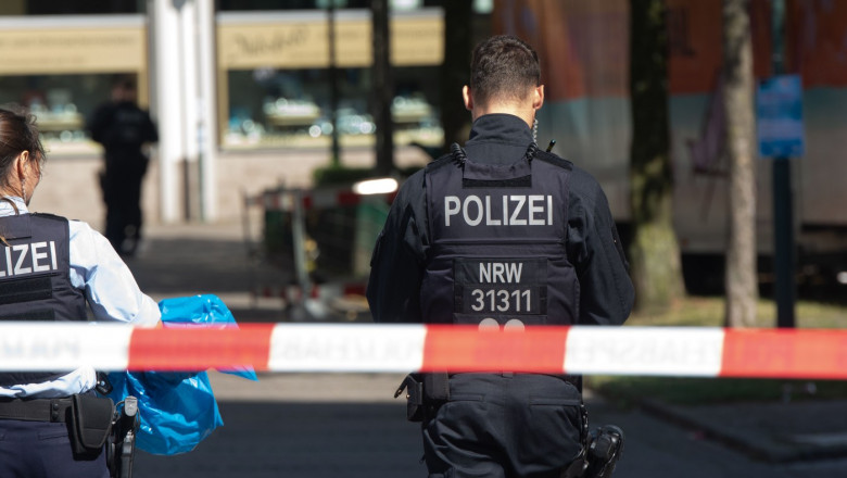 After Solingen Stabbing Attack In Solingen, Germany - 24 Aug 2024