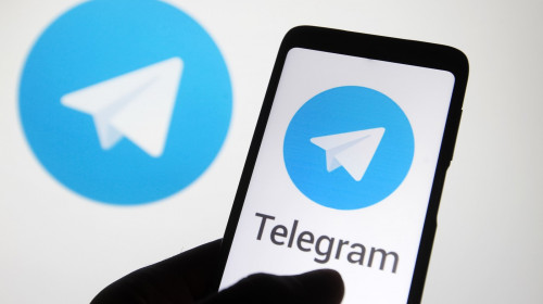 Telegram illustrative photo in Ukraine