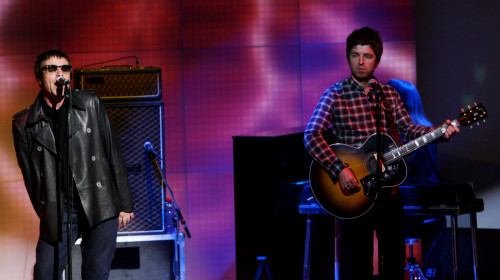 Oasis Attends "Che Tempo Che Fa" Italian TV Show