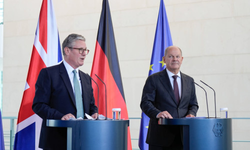 Staatsbesuch, Bundeskanzler Scholz, Premierminister Keir Starmer Bundeskanzler Olaf Scholz empfängt Premierminister des