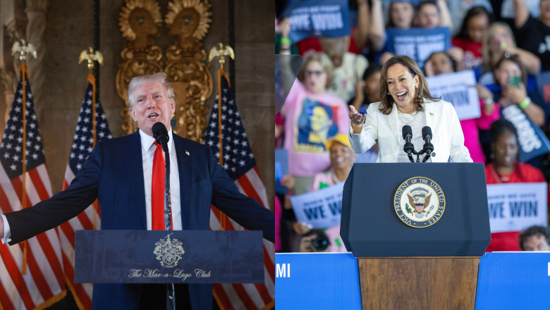 trump, kamala