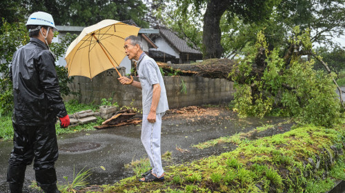 Japonia a fost lovită de taifunul extrem de puternic/ Profimedia