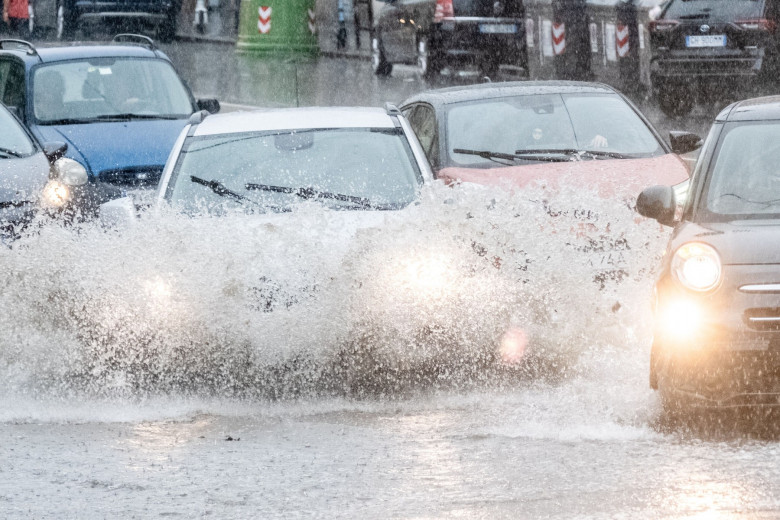 Rome, Violent Thunderstorm in San Giovanni Area, Italy - 03 Sep 2024