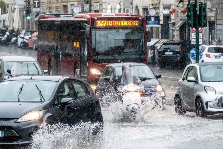 Rome, Violent Thunderstorm in San Giovanni Area, Italy - 03 Sep 2024