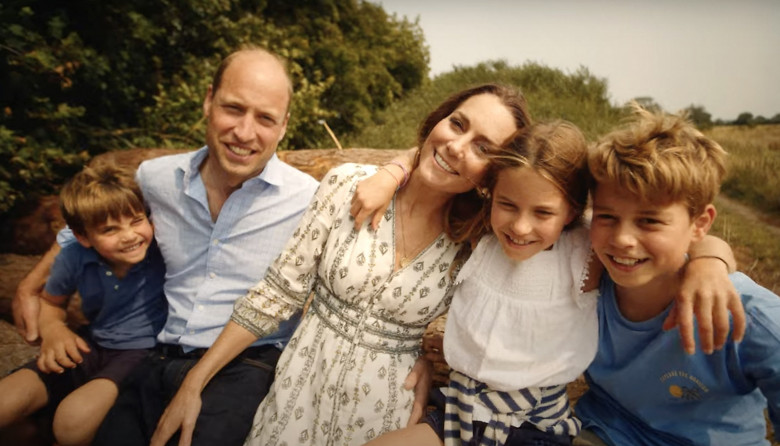 Imagini din videoclipul lui Kate Middleton în care anunță că a terminat chimioterapia/ Profimedia