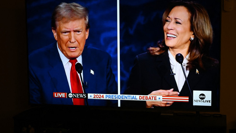 donald trump si kamala harris