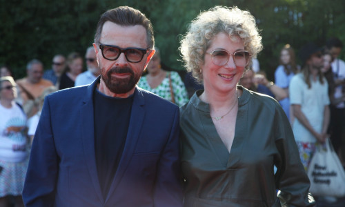 Bjorn Ulvaeus și Christina Sas