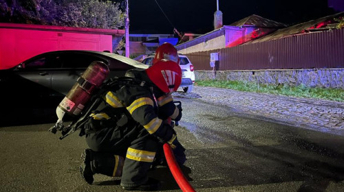 O conductă de gaz din centrul municipiului Tulcea a fost spartă/ Foto: News.ro