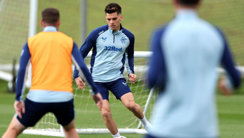 Rangers Training, The Rangers Training Centre, Glasgow, UK - 01 Oct 2024