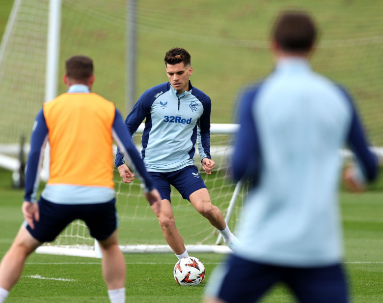 Rangers Training, The Rangers Training Centre, Glasgow, UK - 01 Oct 2024