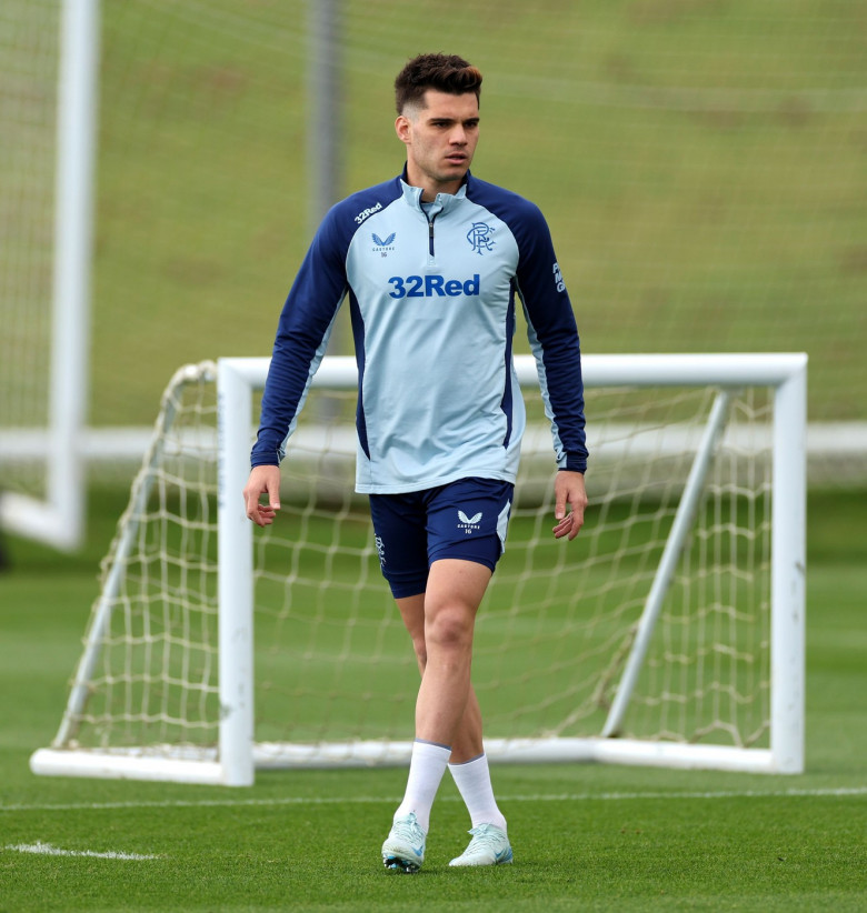 Rangers Training, The Rangers Training Centre, Glasgow, UK - 01 Oct 2024