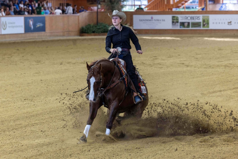 FEI World Reining Championships 2023, CS Ranch, Givrins, Switzerland - 08 Jul 2023