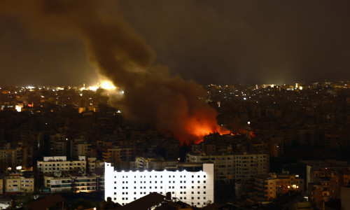 Israeli Air Strike - Beirut