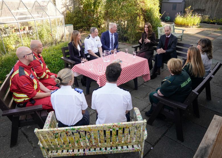 POOL - Prince And Princess Of Wales Visit Southport Community Centre To Meet Families Of Victims In Knife Attack - 10 Oct 2024